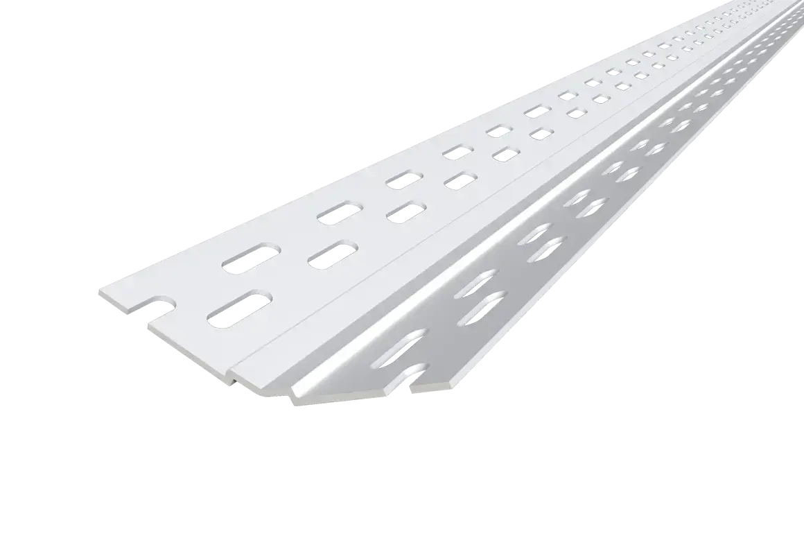 This is a close-up image of the end of inside corner bead.