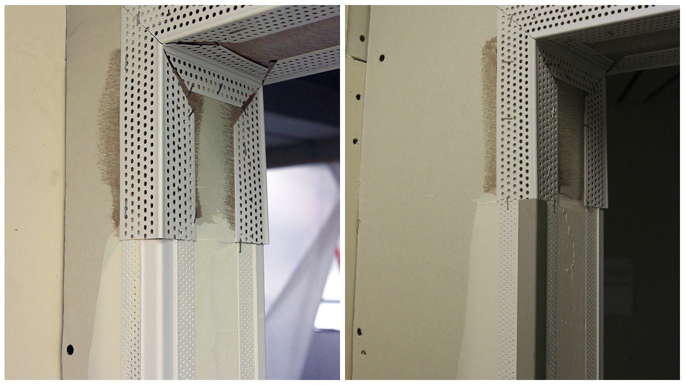 Trim-Tex Bumper Bead System can be installed to offer either floor to ceiling corner protection or it can continue only partially up the wall. Trim-Tex Bumper Bead System can be installed to offer either floor to ceiling corner protection or it can continue only partially up the wall.