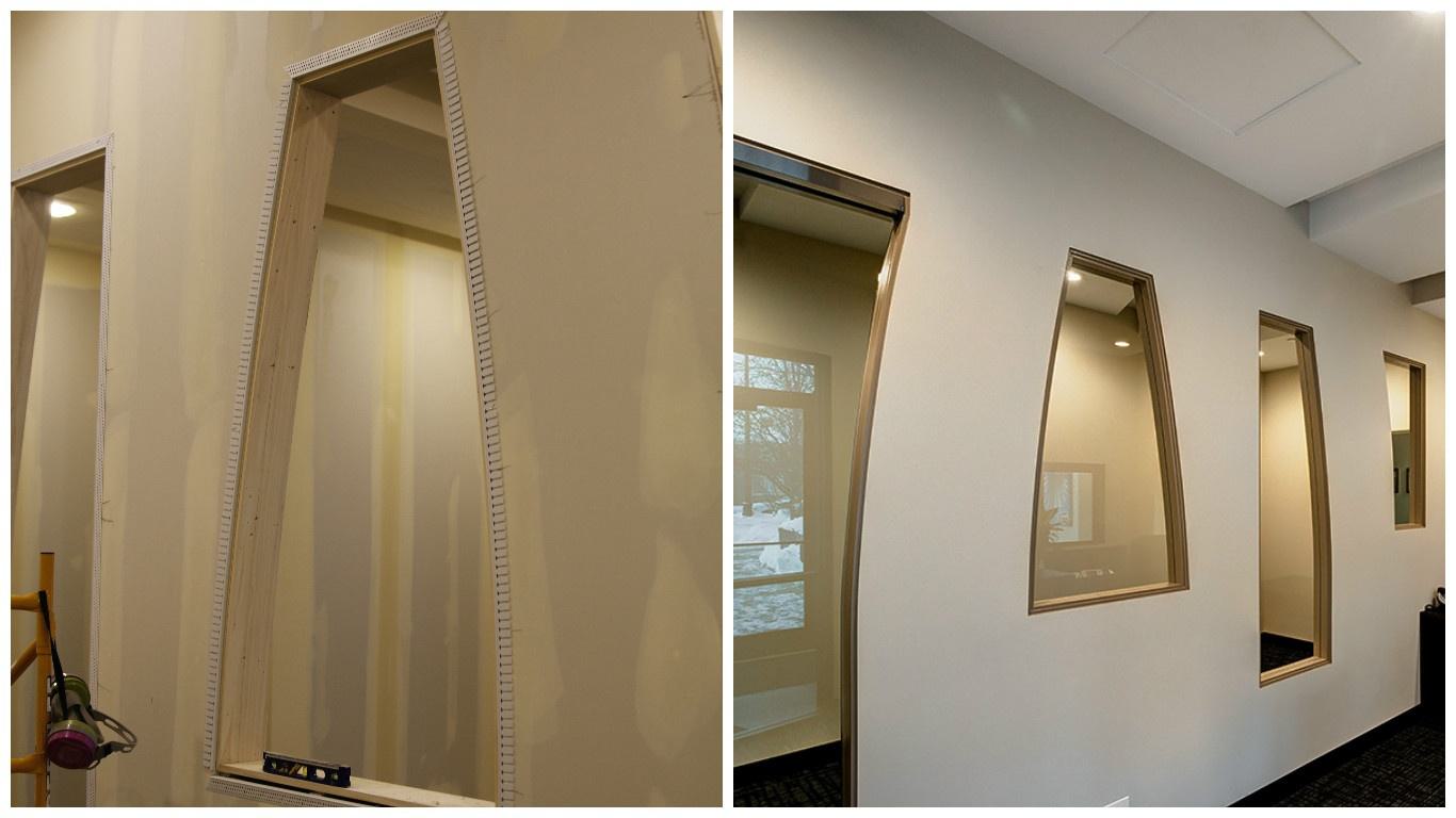 Vinyl Archway bead makes it easy to finish a curved window. Vinyl Archway bead makes it easy to finish a curved window.