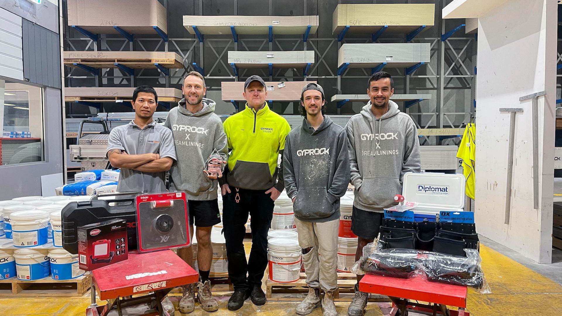 Plasterer Spotlight Tristan Team