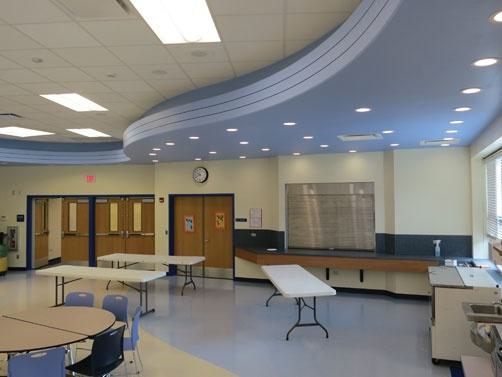 Architectural Reveals were incorporated into Oak Grove Elementary school to build curved soffits with a racing stripe reveal design. Architectural Reveals were incorporated into Oak Grove Elementary school to build curved soffits with a racing stripe reveal design.