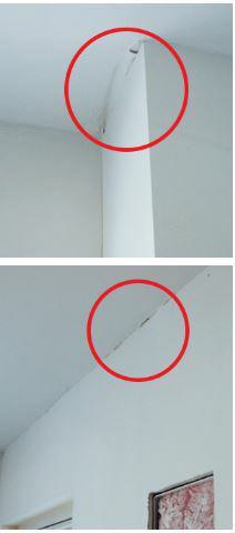 Cracks caused by deflection in luxury condo units and other multi-story buildings were common before Deflection Bead was developed. Cracks caused by deflection in luxury condo units and other multi-story buildings were common before Deflection Bead was developed.