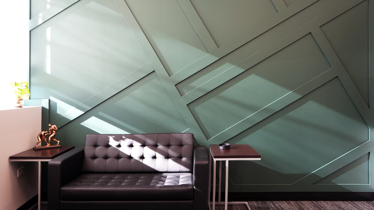 Drywall tendencias de diseño de interiores 2025 paredes con textura 2