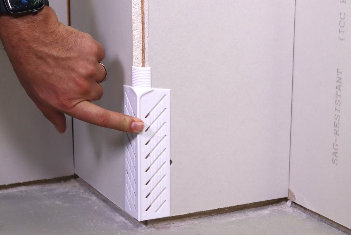 ¾" Large Bullnose Base Adapters — Trim-Tex