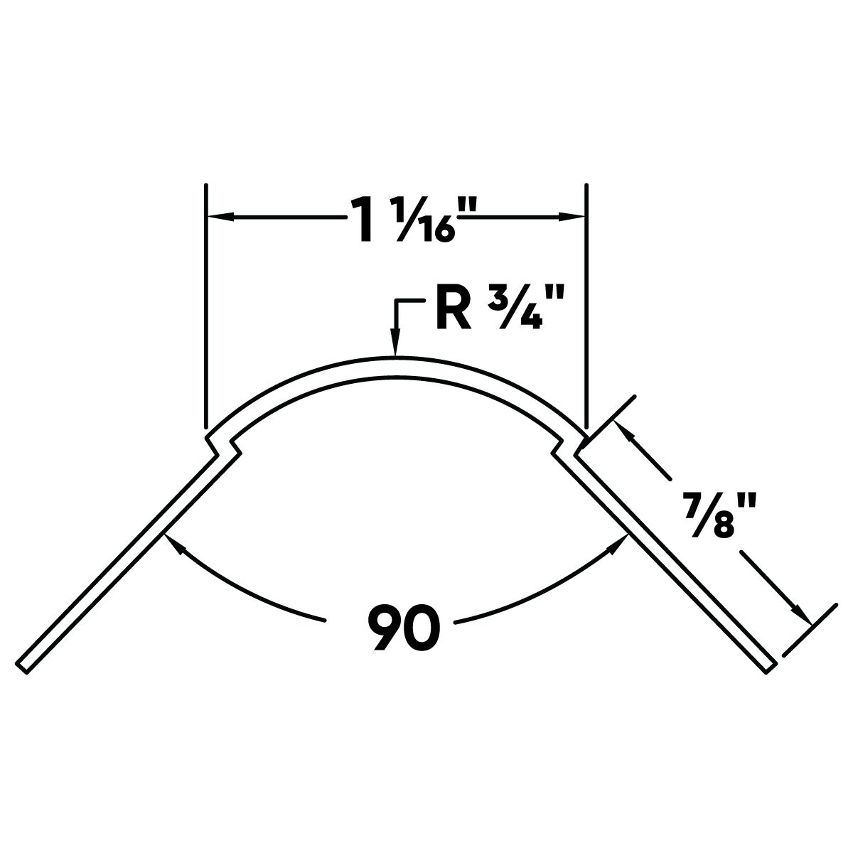 0 75in Bullnose Corner Bead Archway Tech Spec R1