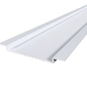Continuous Soffit Vent for Fiber Cement Board